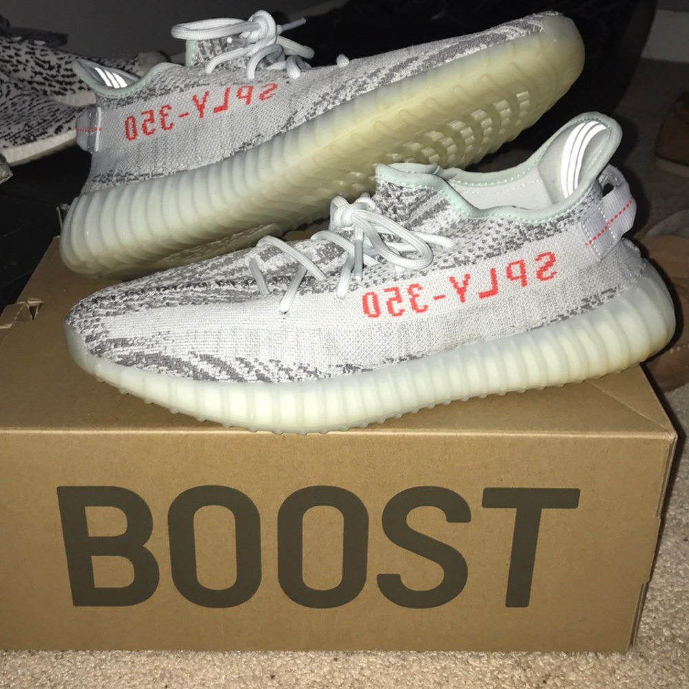 Blue Tint Yeezy’s